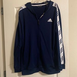 Adidas Zip up jacket with hoodie